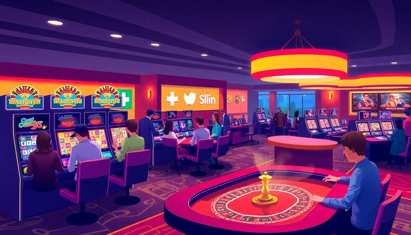 Experience the excitement of online casino schweiz with vibrant games and virtual players at the table.
