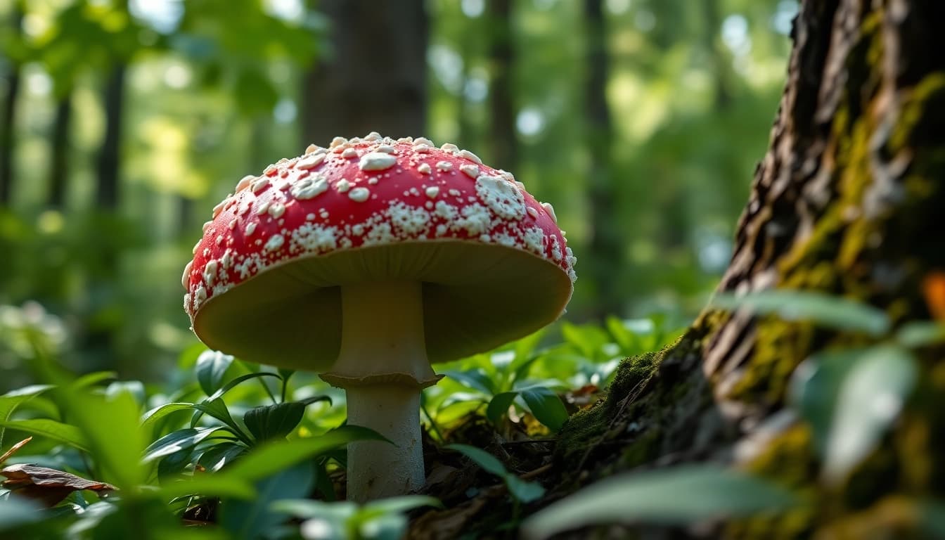Fliegenpilz bestellen: Hochwertige Fliegenpilze im naturnahen Setting.