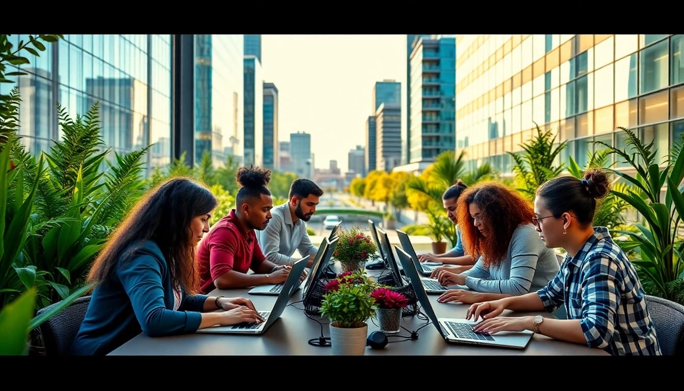 Showcase of a digital marketing team in Edmonton enhancing strategies.