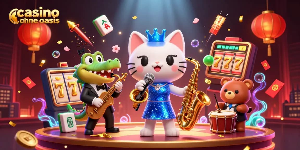 Win jackpots and enjoy the vibrant scene at a casino ohne oasis with lively characters and slot activities