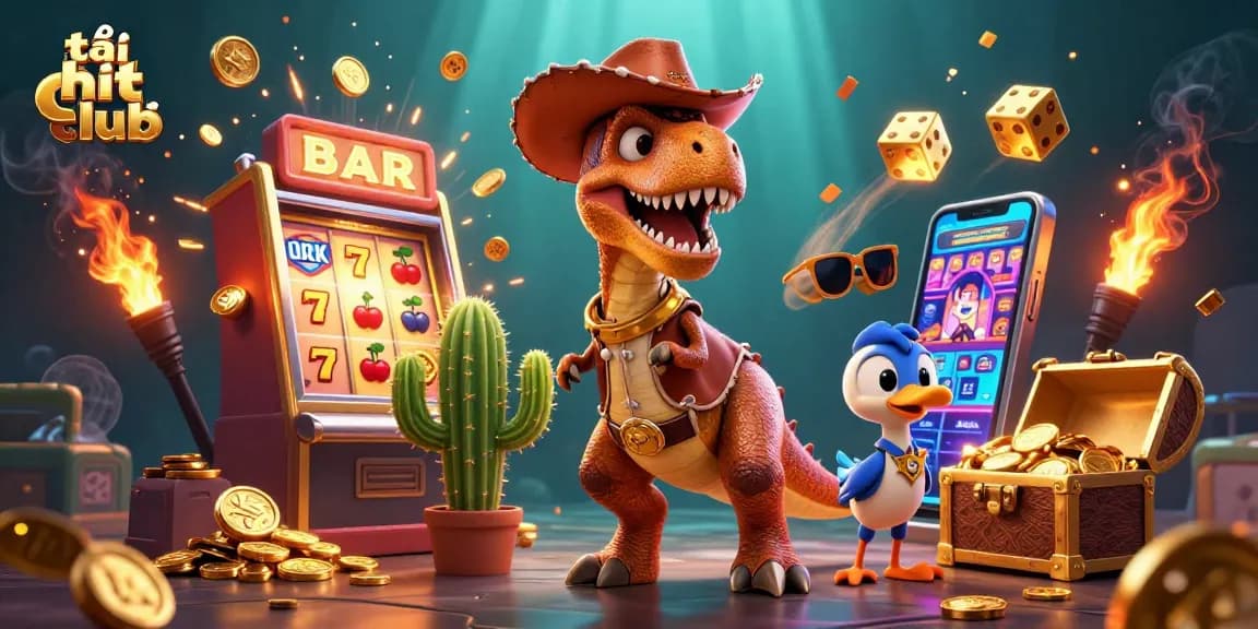 Explore exciting gameplay with tải hit club featuring vibrant characters and dynamic casino elements.