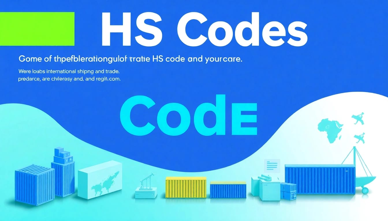 Understand HS Code classification through international trade symbols, ensuring clarity for customs processes.