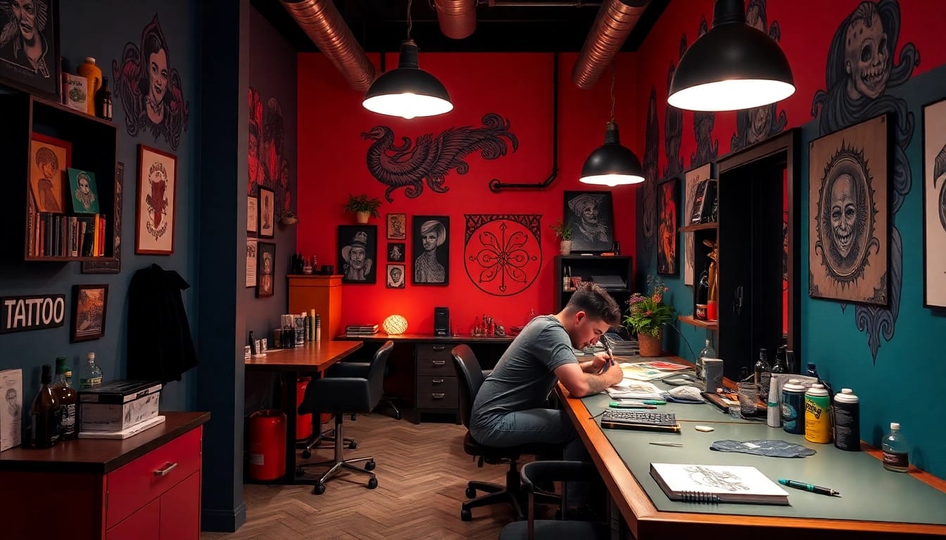 Visit our Tattoo Studio München, where skilled artists create custom designs in a welcoming atmosphere.