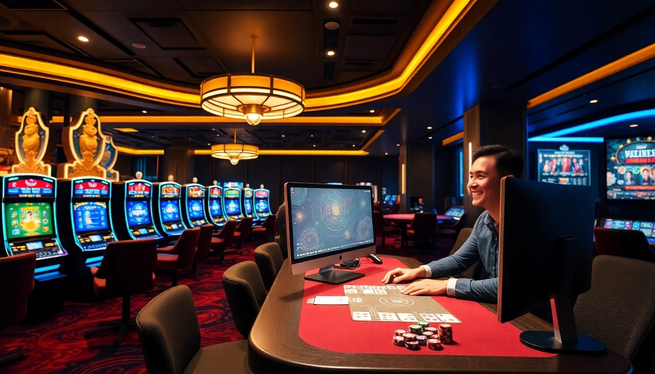 Erlebe das aufregende Ambiente in einem modernen Online Casino Schweiz, das Spieler mit digitalen Angeboten begeistert und fesselnde Spielformen bietet.