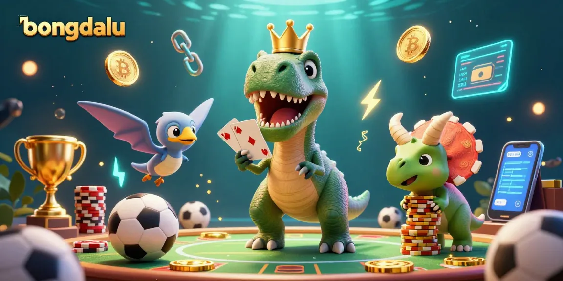 Experience the excitement of Bongdalu sports betting with T-Rex, Pterodactyl, and Triceratops in action.
