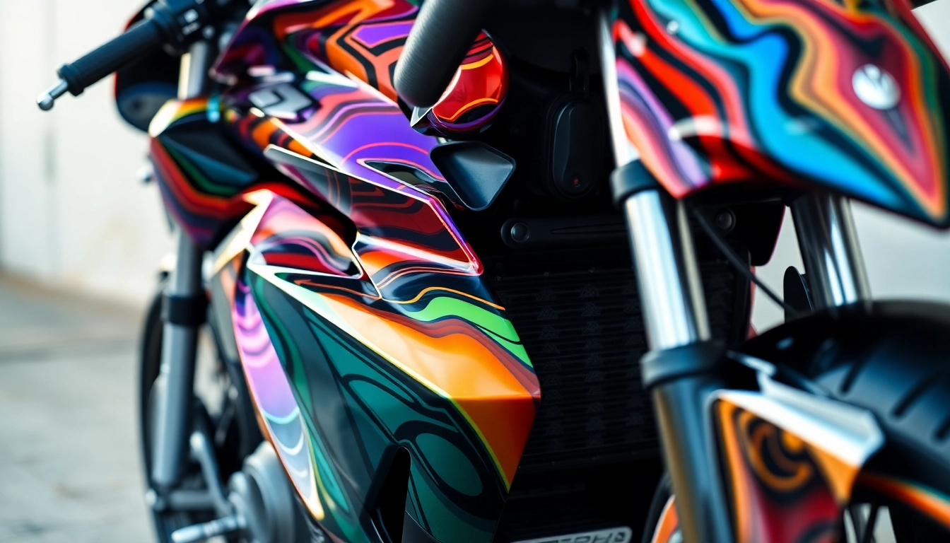 Kaufen Sie hochwertige Motorrad Folie, die exklusive Designs und UV-Schutz bietet.