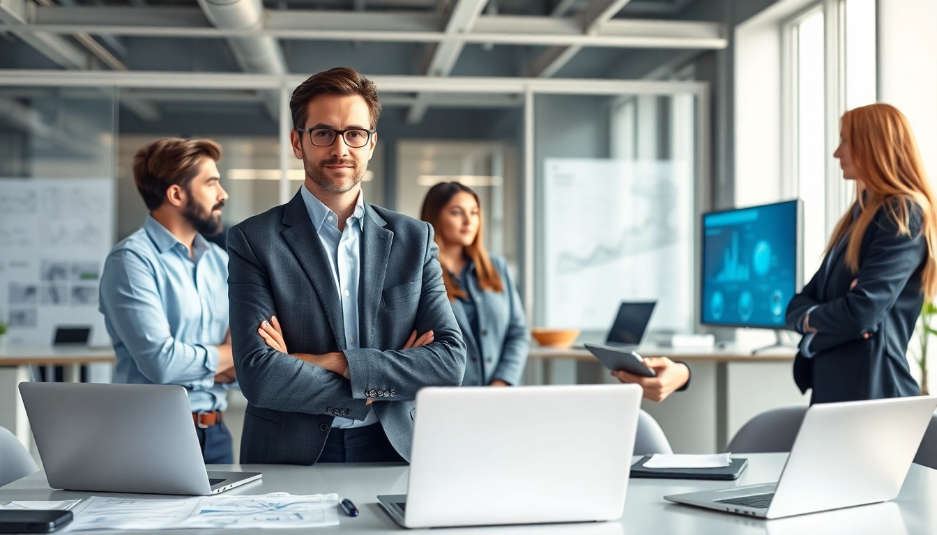 Headhunter Ingenieure im Gespräch mit Kandidaten über Karrieremöglichkeiten.