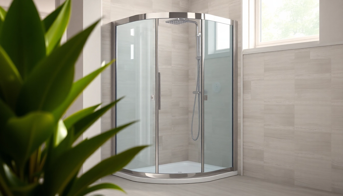 Schöne duschkabine 80x80 eckeinstieg mit modernem Design in einem stilvollen Badezimmer.