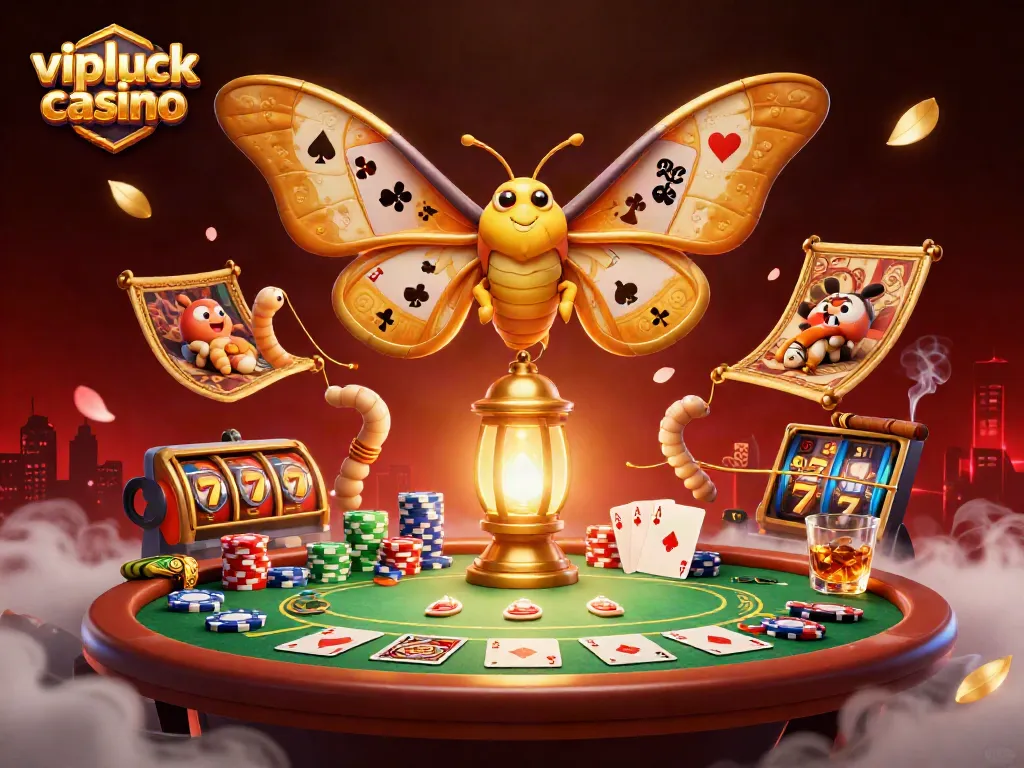 Play exciting games at vipluck casino with stunning visuals and dynamic characters in a vibrant casino scene.