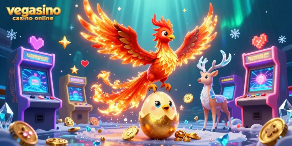 Experience thrilling gameplay at vegasino casino online with vibrant characters and dynamic casino elements.