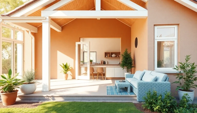 Wunderschön renoviertes Haus, das einladende Atmosphäre und Haussanierung reflektiert.