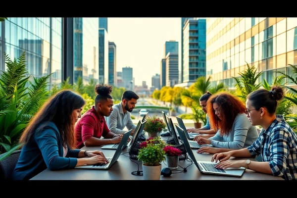 Showcase of a digital marketing team in Edmonton enhancing strategies.