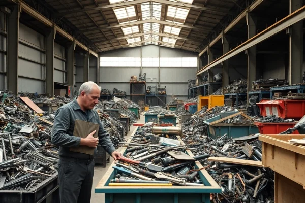 SchrotthĂ€ndler Duisburg: Ihr vertrauenswĂŒrdiger Partner fĂŒr umweltfreundliche Schrottentsorgung SchrotthĂ€ndler Duisburg sortiert Altmetalle fĂŒr umweltfreundliches Recycling.
