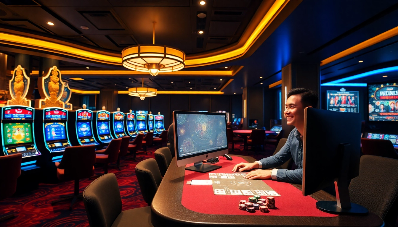 Erlebe das aufregende Ambiente in einem modernen Online Casino Schweiz, das Spieler mit digitalen Angeboten begeistert und fesselnde Spielformen bietet.