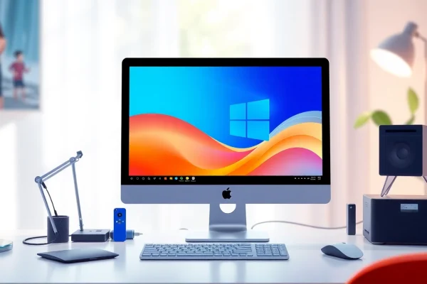 Win 11 kaufen: Der ultimative Leitfaden fĂŒr smarte KĂ€ufer Erleben Sie, wie Sie Win 11 kaufen können, anhand eines modernen Computer-Setup mit Windows 11.