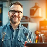 Schlüsseldienst Pforzheim - professioneller Techniker öffnet beschädigungsfrei Türen.