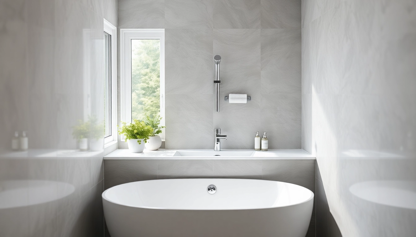 Genießen Sie die stilvolle sonni Duschkabine in einem modernen Badezimmer-Setting mit elegantem Design und natürlichem Licht.