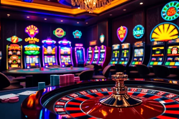 Engaging casino environment with poker table and roulette wheel at https://topclub.website/, capturing excitement.