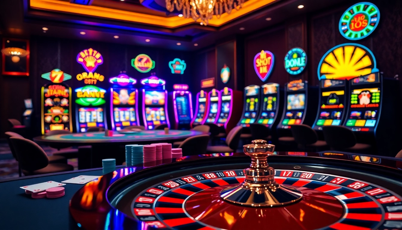 Engaging casino environment with poker table and roulette wheel at https://topclub.website/, capturing excitement.