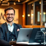 Headhunter Gastronomie konsultiert Experten im eleganten Restaurant.
