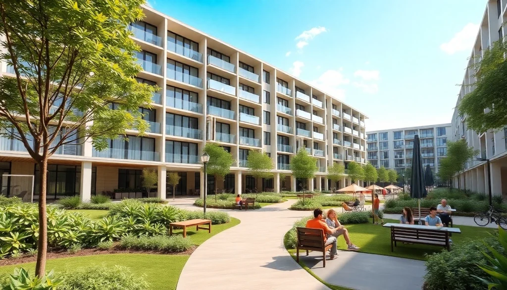 Explore the modern architecture of Tampines St 95 EC residential complex amidst lush greenery.