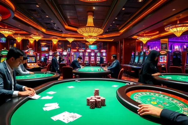 Engage in thrilling gameplay at 88i nhà cái with vibrant casino tables and exciting betting action.