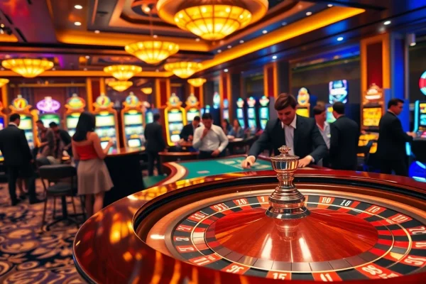 Experience the thrill of qh88 at a luxurious casino with exciting roulette action.