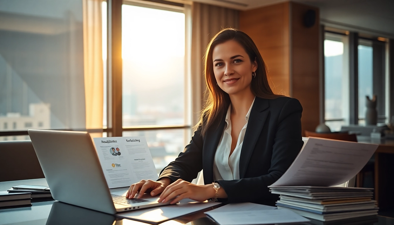 Headhunter Schweiz bietet professionelle Dienstleistungen zur Rekrutierung in einem modernen Büro an.