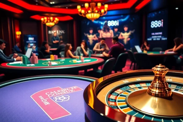 Experience the thrill of gambling at 88i's luxurious casino tables full of excitement and professionals.