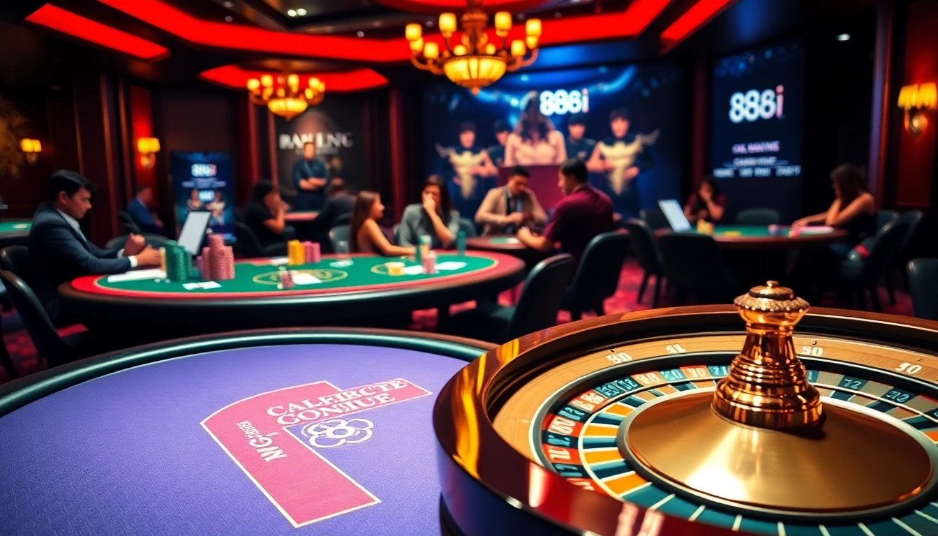 Experience the thrill of gambling at 88i's luxurious casino tables full of excitement and professionals.