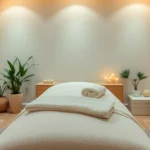 편안한 마사지 환경에서 오산출장마사지의 이완 장면