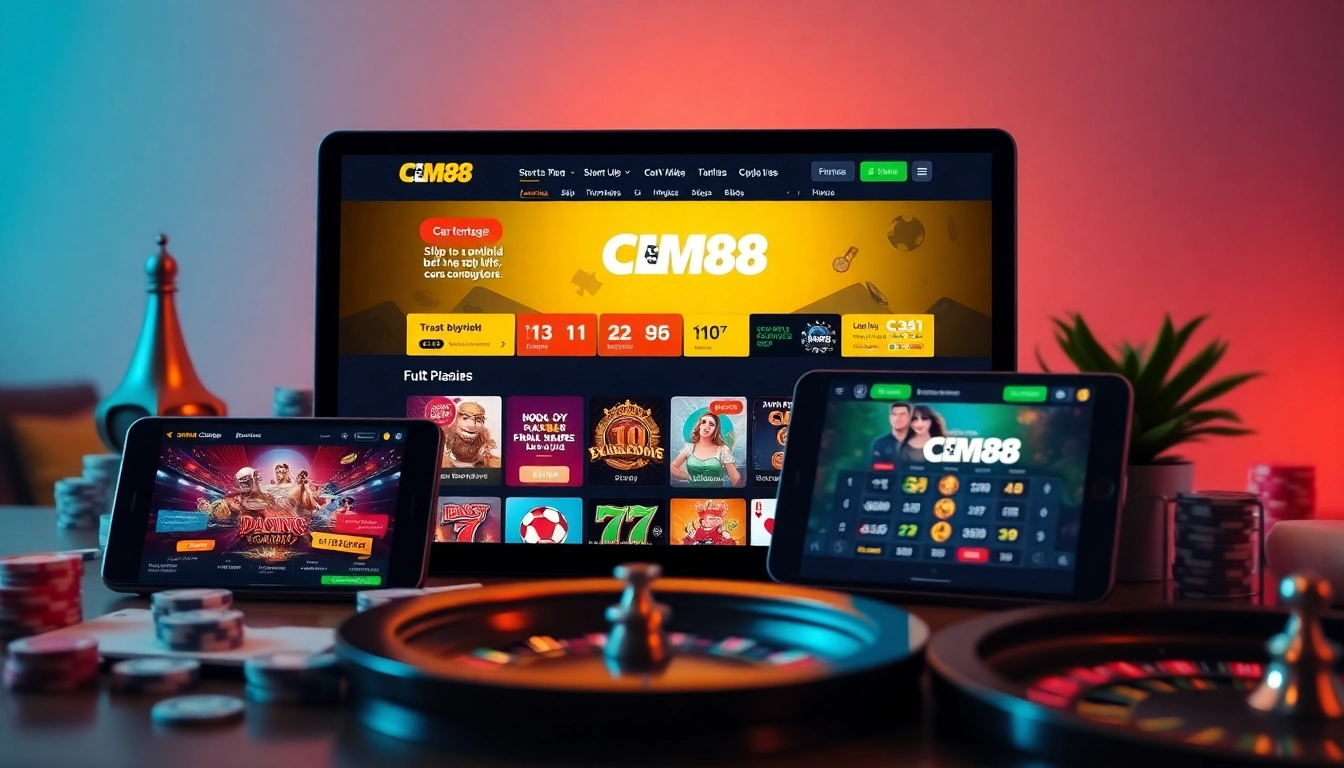 CM88 online gambling platform interface with diverse games and promotions.